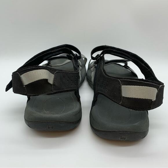 Teva Verra Ankle Strap Nylon Sandals Black/Grey Size 11 Outdoor Gorpcore River - Picture 7 of 9